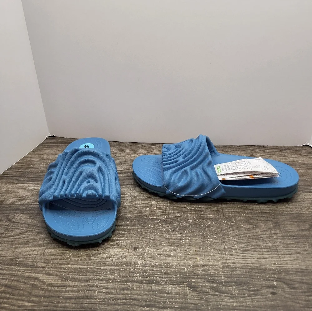 Crocs Salehe Bembury The Pollex Slide Womens Sandals US Size 6 Blue New